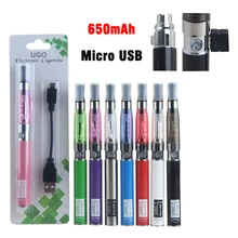 Ego T CE4 танк блистер один комплект UGO микро USB сквозное зарядное устройство 650 мАч электронная сигарета вейпер ручка одна посылка