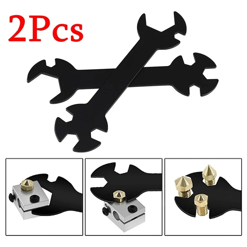 2Pcs/lot Multi-Function 5 In 1 Upgrade Wrench for Creality CR10 Ender 3 PRO MK8 MK10 V6 Nozzle Heater Block 3D Printer Parts | Электронные