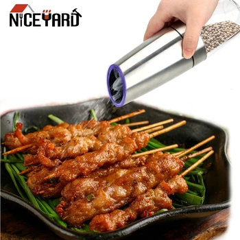 

New Automatic Electric Pepper Grinder Salt Mill With LED Light Free Kitchen Seasoning Grinding Tool Automatic Mills Dropshipping