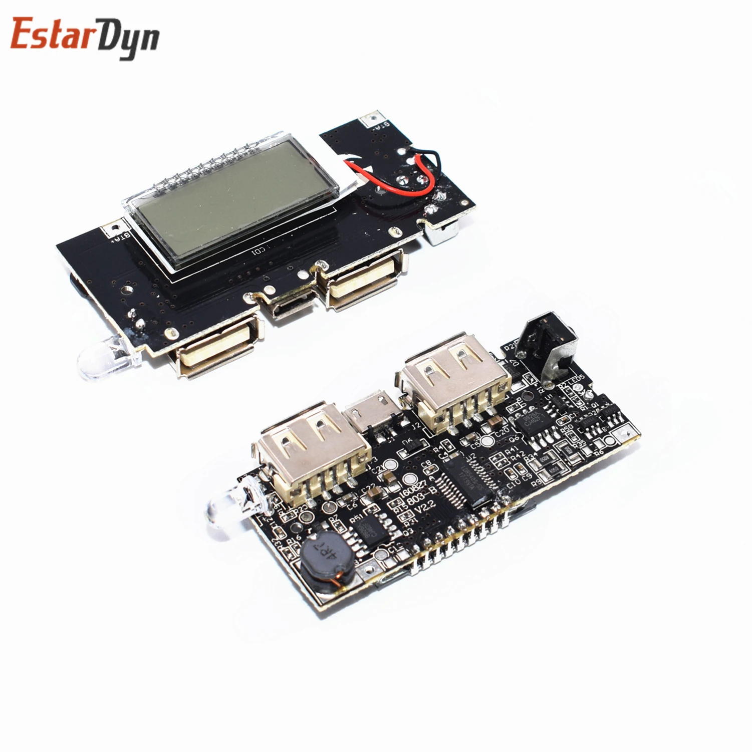 Двойной USB 5V 1A 2.1A Мобильный Внешний аккумулятор 18650 зарядное устройство PCB модуль