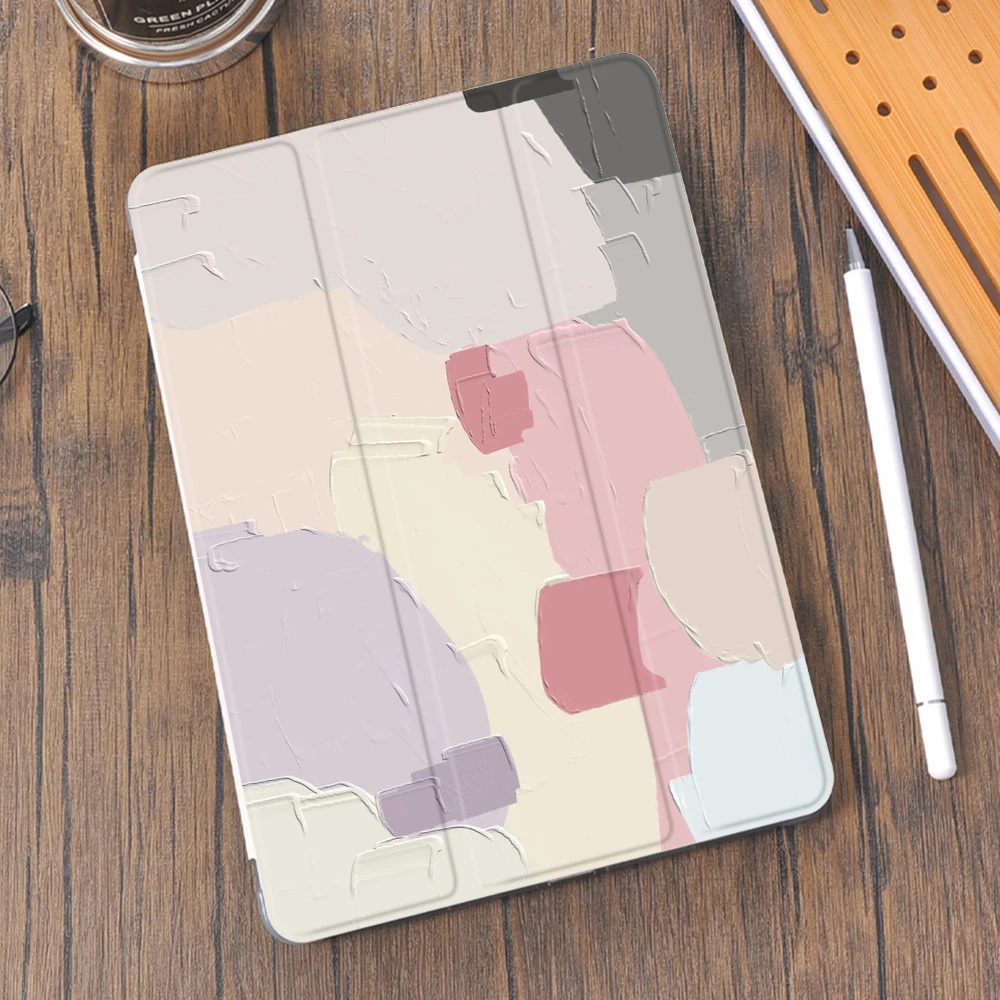 Abstract Print for Air 4 iPad Case Pencil Holder 10.2 8th 2020 7th 12.9