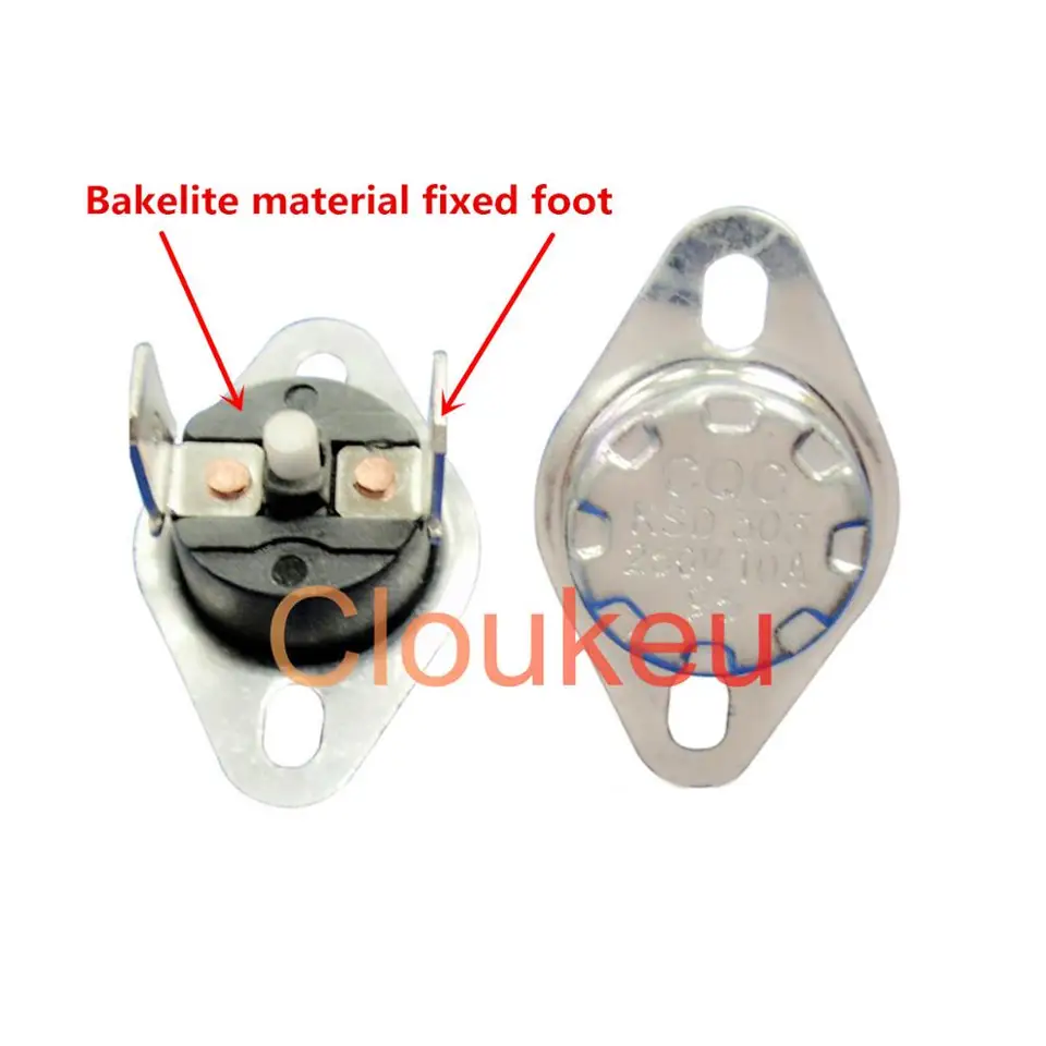 10pcs Ksd303 Premium Temperature Control Switch 250v 10a 45 150 Degree Manual Reset Thermostat