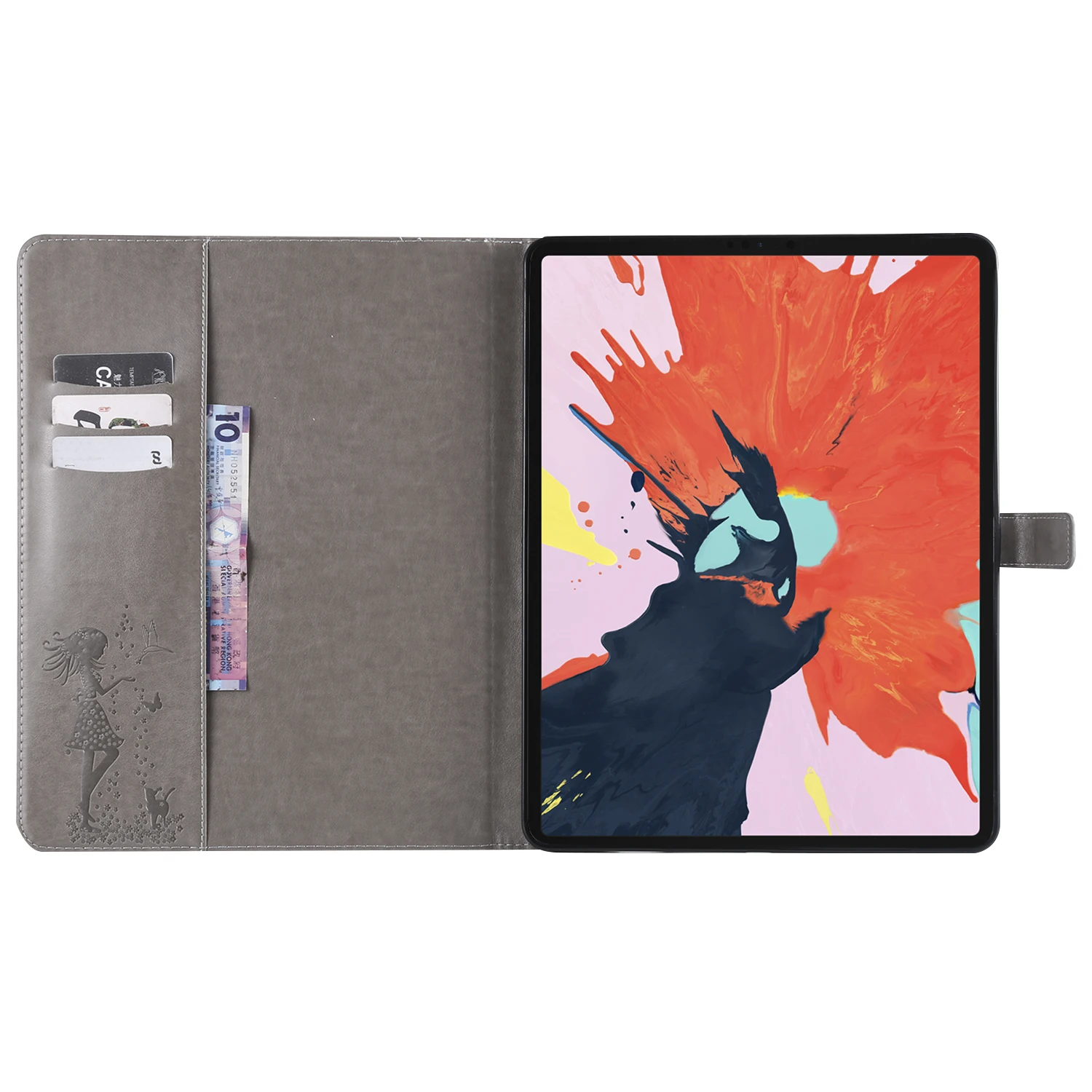 Популярный Стиль милая девочка и кот чехол для планшета Ipad Mini 1 2 3 4 5 A1432 A1454 fundas smart