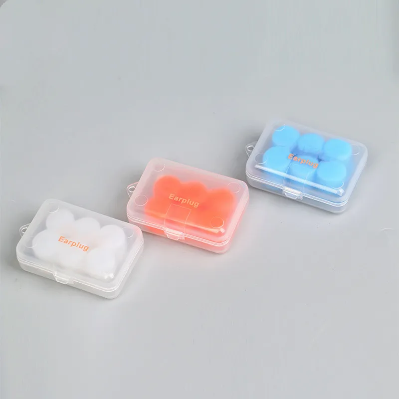 2 шт затычки для ушей плавания силиконовые водонепроницаемые Многоразовые