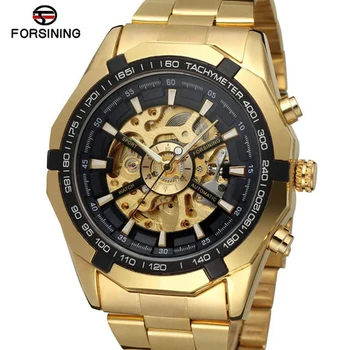 

Winner Watch Men Skeleton Automatic Mechanical Watch Gold Skeleton Vintage Man Watch Mens FORSINING Watch Top Brand Luxury