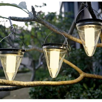 

WAKYME LED Solar Light Lanterns Lamp Hanging Lamp Outdoor Patio Garden Decoration Waterproof Solar Powered Landscape Floodlight