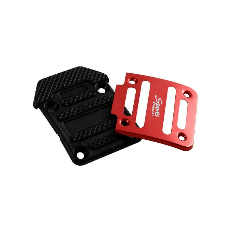 1 Set of 3pcs Automotive Accelerator Pedal Aluminum Alloy Anti Slip Automotive Pedal Or Brake Manual Accelerator