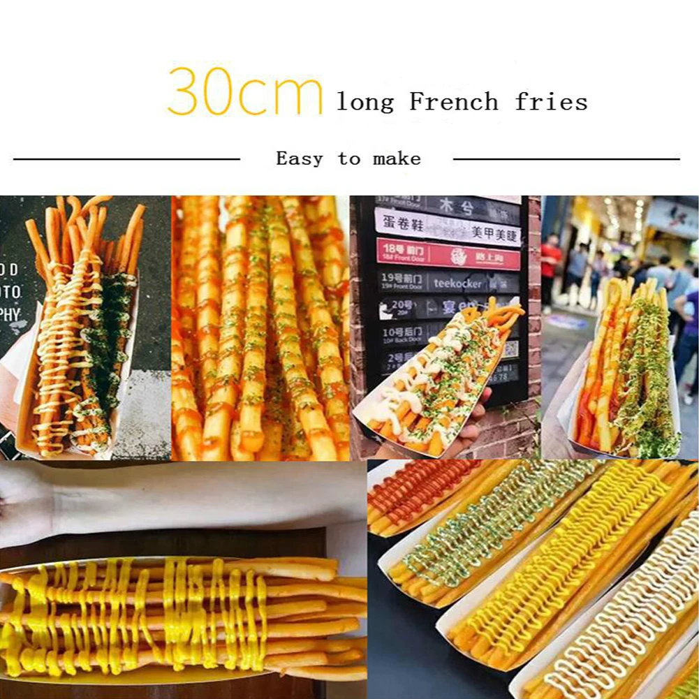 30cm French Fries Press Long Chips Machine Vertical Manual French Fries  Squeezer