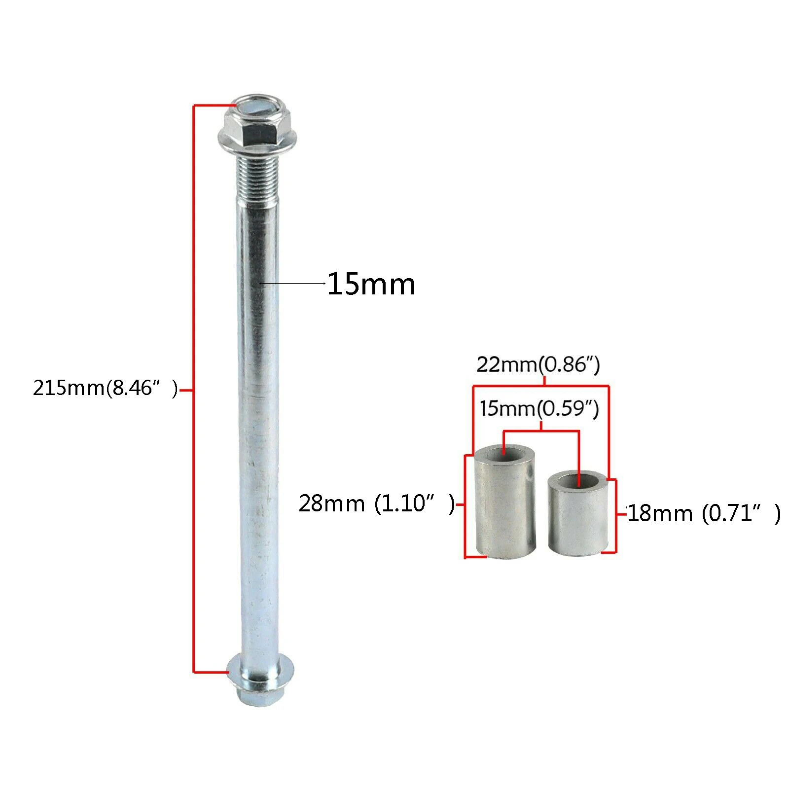 190mm 12mm Front wheel Axle For Honda XR CRF 50 Dirt Pit Bike 70 90 110cc Spacer 190mm 12mm Front wheel Axle For Honda XR CRF 50 Dirt Pit Bike 70 90 110cc Spacer