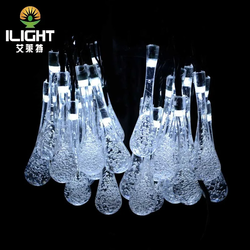

LED String Lights 2 M 20 Lights Bubble Water Droplet Battery Box String Lights Christmas Lighting Chain New Style Decorative Lig