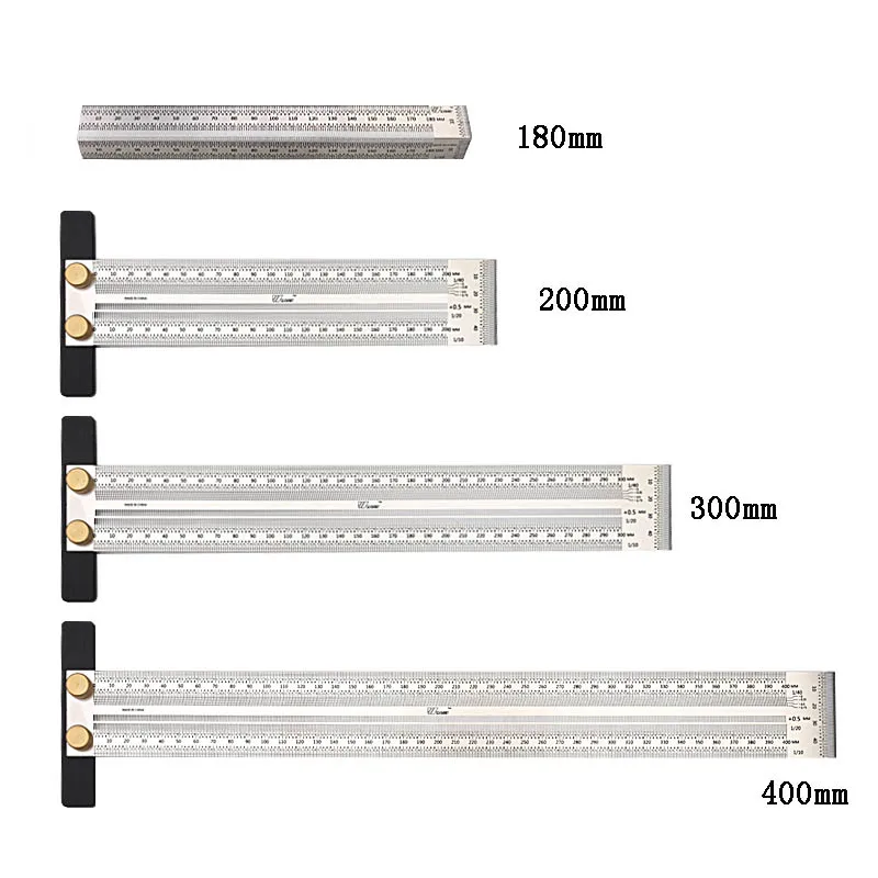 180-400 мм деревообрабатывающий писец Т-образной линейки отверстие строгания линейка; Деревообработка зачеркнутый инструмент маркировочный измерительный инструмент