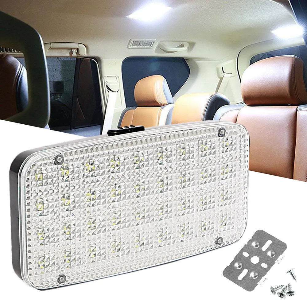 36LED Car Interior Light 12V Bar Lamp Roof Dome Boat Caravan Reading Indoor Ceiling Auto |