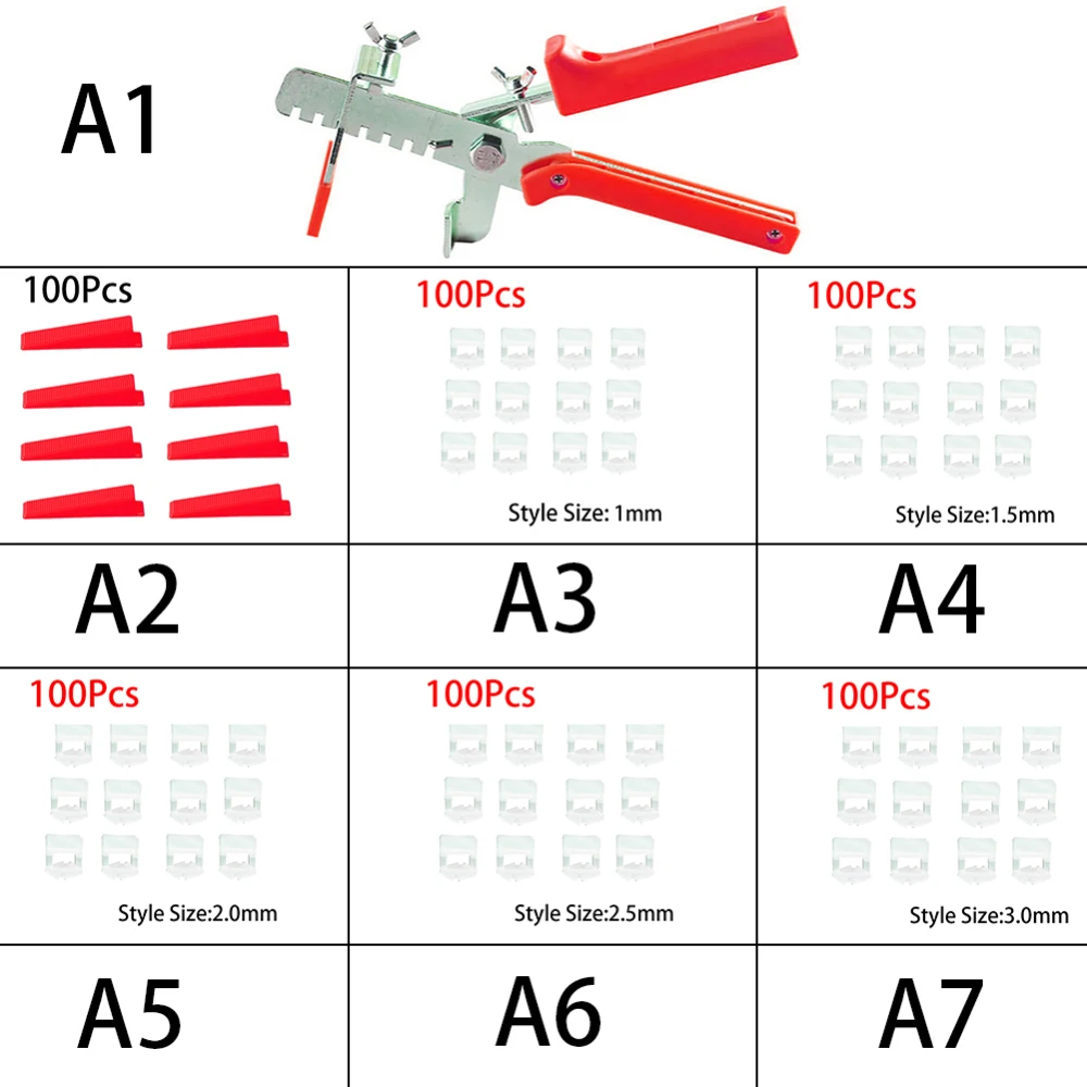Регулируемая напольная, настенная плитка, установочный локатор, плоский пластиковый измерительный инструмент, набор керамической точной плитки, выравнивающие плоскогубцы