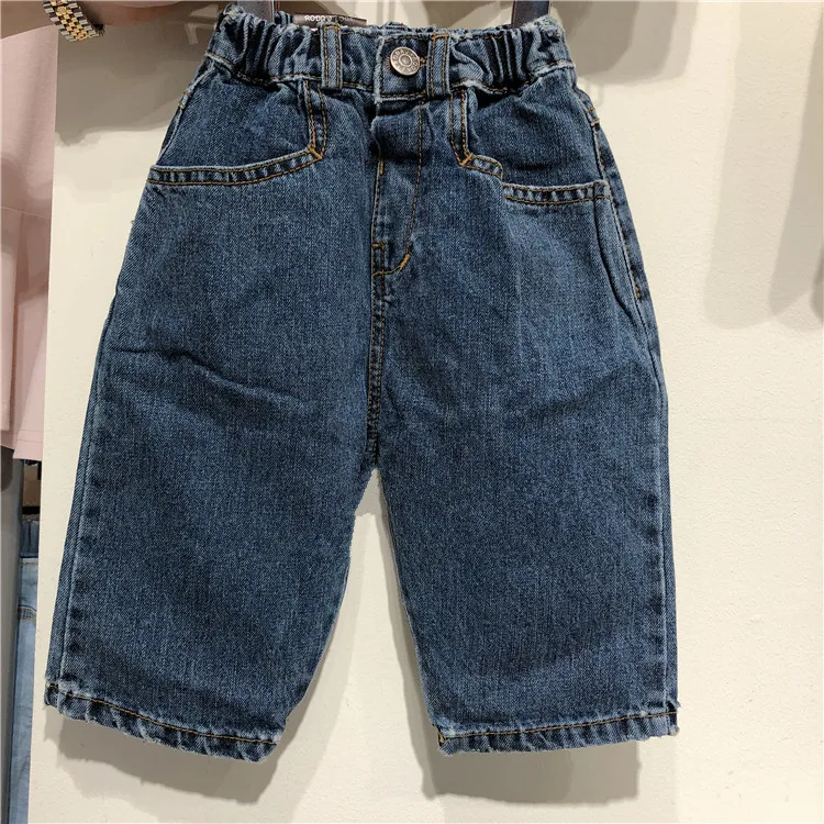 

2019 Autumn Clothing Korean-style Childrenswear New Style Hot Selling Men And Women Child Fashionable Elastic Versatile Loose-Fi