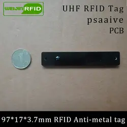 UHF RFID металлическая бирка 915 МГц 868 Alien higgs3 EPCC1G2 6C 97*17*3,7 мм Тонкий полка для товаров PCB Смарт карты пассивные RFID метки