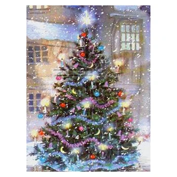 

DIY Diamond Painting Arts Diamond Embroidery Christmas Tree Needlework Rhinestone Pasted Cross Stitch