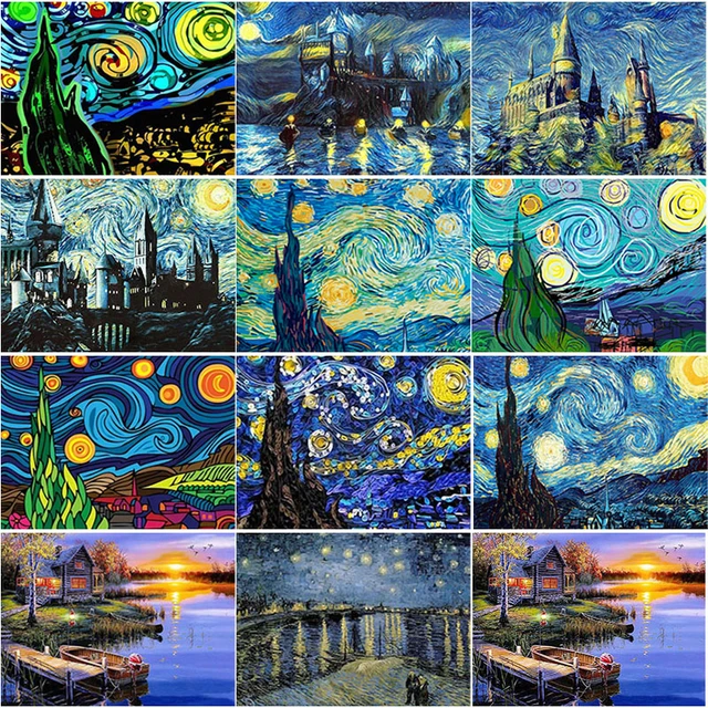 Starry Night Van Gogh Diamond Painting