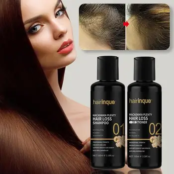 

Unisex Ginger Anti Hair Loss Shampoo promote hair growth Shampoo Hair Thick Fast Growth Serum Herbal Liquid For Women Men 100ml