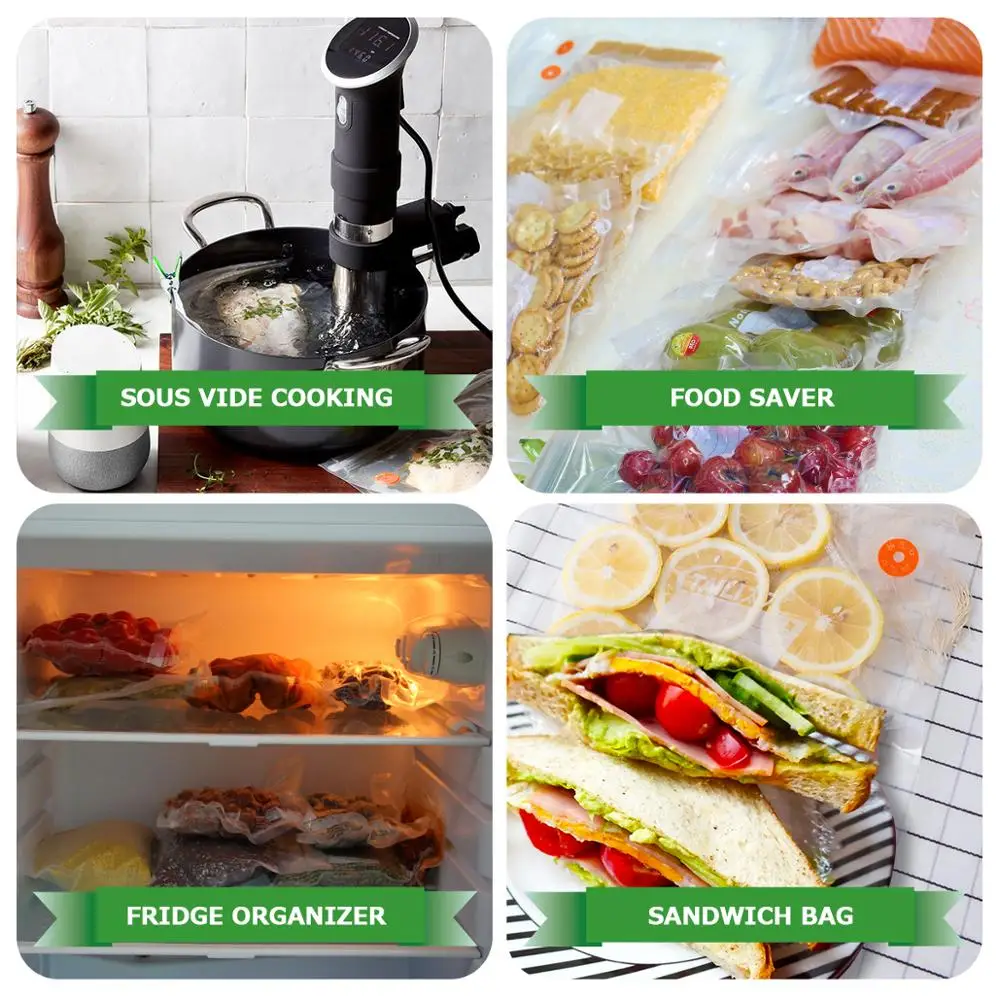 Вакуумная сумка Tai для пищевых продуктов с насосом пакеты вакуумного упаковщика
