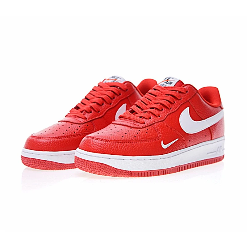Оригинальные подлинные мужские кроссовки для скейтбординга от Nike Air Force 1 Mini Swoosh, дизайнерские спортивные кроссовки, новинка 820266-021 - Цвет: 820266-606