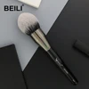 BEILI, pinceles de maquillaje de pelo sintético suave con un gran rubor en polvo negro, brocha para iluminador, brocha para sombra de ojos Libre de crueldad ► Foto 2/6