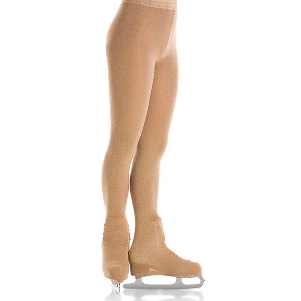 Skating Buckled Tights Figure Skating Crystal Pants Soft Thermal Winter Sports Equipment For Girls Women Adults Kids