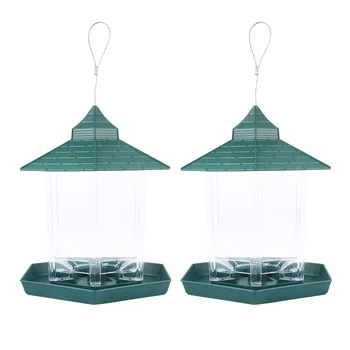 

2pcs Creative Practical Bird Feeding Station Bird Feeding Tray
