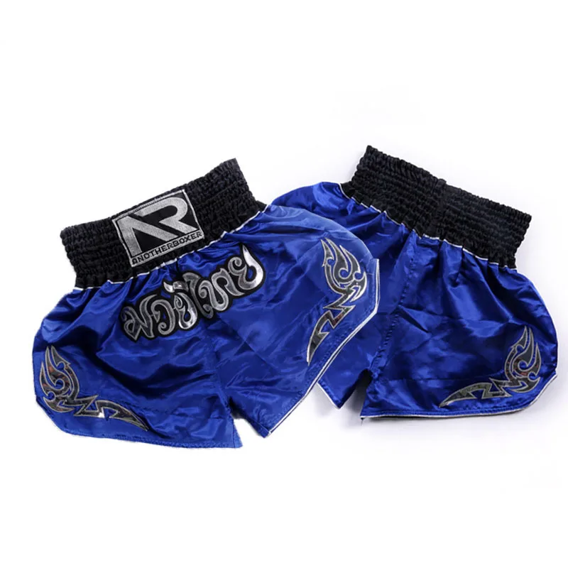 Муай Тай Бои Шорты Мужская одежда ММА кикбоксинг Grappling боевые искусства снаряжение для мальчиков и девочек кикбоксинг клетка шорты для тренировок спортивные штаны - Цвет: 2