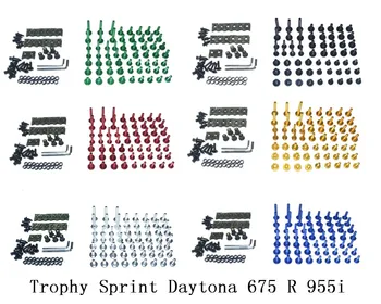 

CNC Complete Fairing Bolts Bodywork Screws Nuts Kit For Fit Triumph Trophy Sprint Daytona 675 R 955i