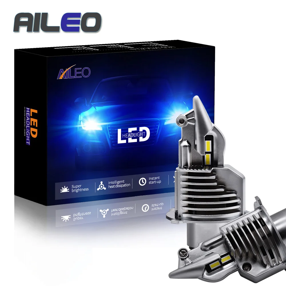 Светодиодные лампы AILEO H4 9003 72 Вт 12 В 24 6000K | Автомобили и мотоциклы