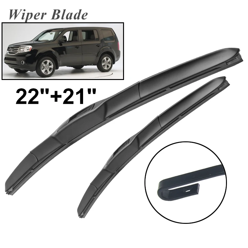 

Okowiper RHD & LHD Front Wiper Blades For Honda Pilot 2009 - 2015 Windshield Windscreen Front Window 22"+21"
