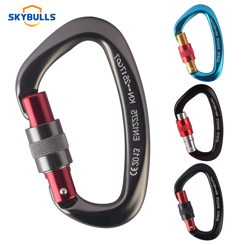 Skybulls 1 шт. авиационный алюминиевый сплав карабин для наружной двери защитное снаряжение d-кольцо для ключей крючок для кемпинга альпинистского оборудования москета