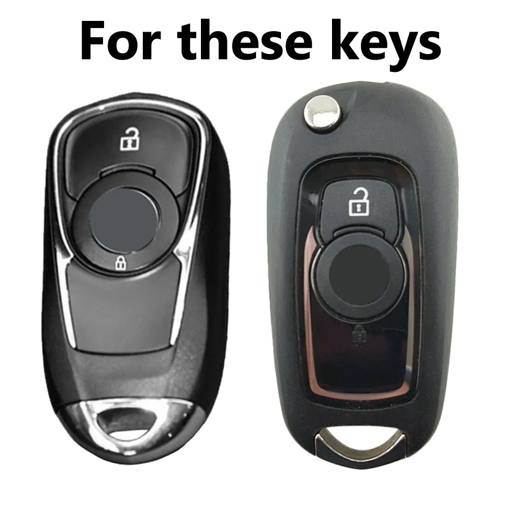 2 Buttons Car Remote Key Cover Case Silicone Protect Shell for GMC Opel Vauxhall Astra K Corsa E Remote Fob 2015-2019 