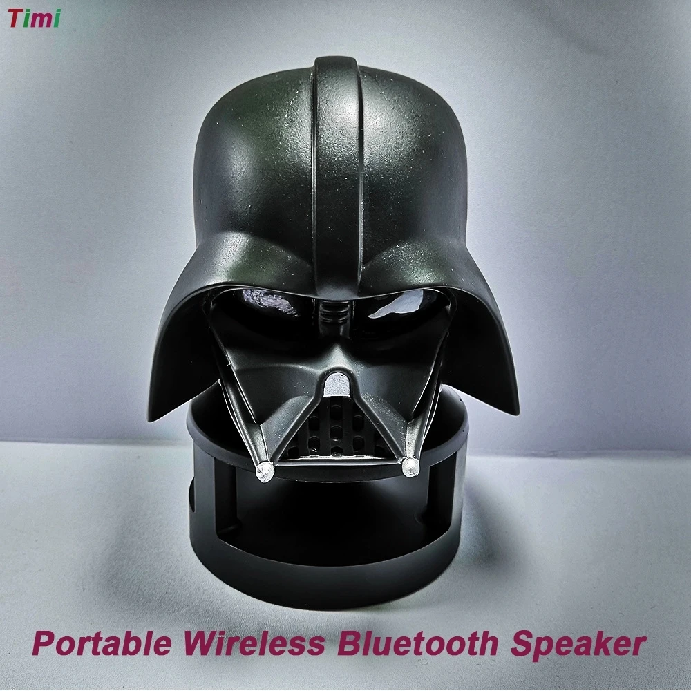 

2021 Portable Bluetooth Speaker Black and White Warrior Wireless Speaker Stereo Loud Speaker MP3 Player Multipurpose