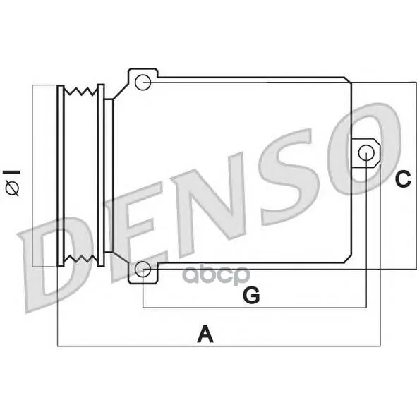 Компрессор, Кондиционер Denso арт. DCP17115