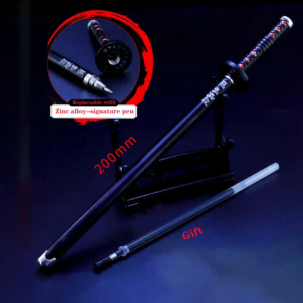 Ghost Blade Anime Surrounding Weapon Model Of Alloy Sheath Knife Signature Pen Drawing Toys For Adults And Children 200mm Drawing Toys Aliexpress