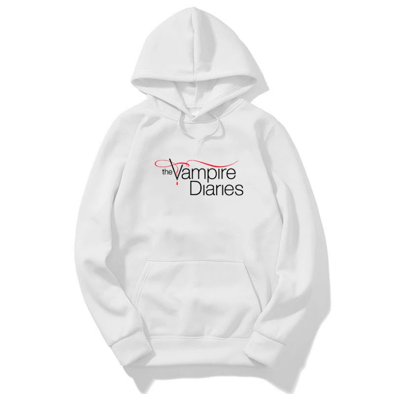  The Vampire Diaries Lovely Long Sleeve Hoodies Autumn Funny Sweatshirt Fashion Casual Hoodies Women