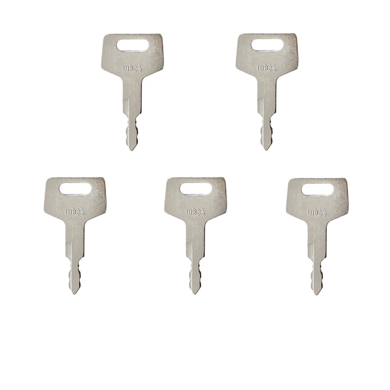 

5 Pcs H806 Key For Takeuchi Equipment Ignition Switch For Gehl Hitachi Mustang New Holland Part Free Shipping