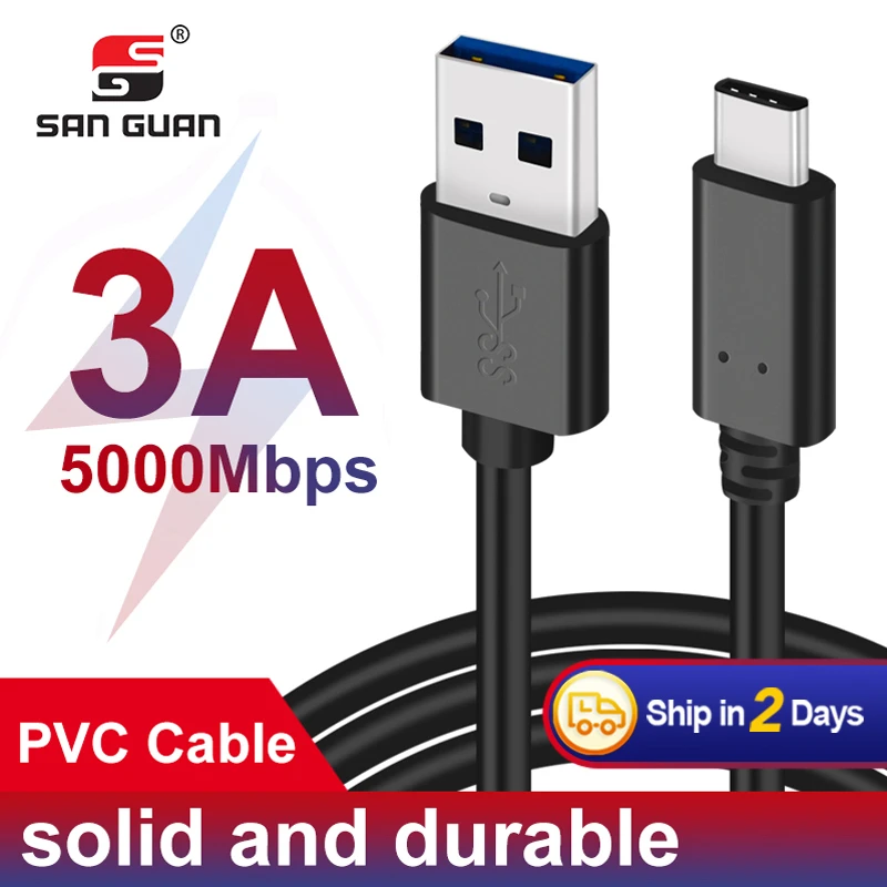 Original t.phone 10FT USB to Type-C Charging and Transfer Cable. BLACK / 3Mt Original t.phone 10FT USB to Type-C Charging and Transfer Cable. BLACK / 3Mt