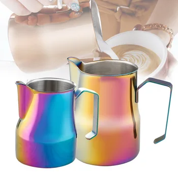 

550/750ml Multicolor Milk Frothing Jug Espresso Coffee Pitcher Barista Craft Coffee Latte Stainless Steel Espresso Milk Jug