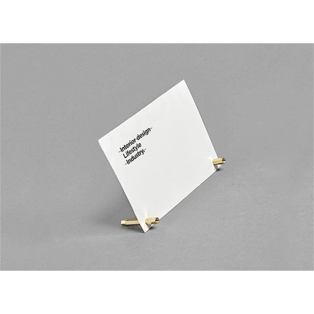 테이블 웨딩용 황동 카드 칼럼 메뉴 클립 사진 디스플레이 스탠드, 이름 카드 클립 스탠드, 금속 사진 나사 스탠드 폴 