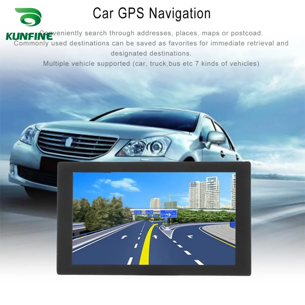 9 дюймов Автомобильный gps навигатор Bluetooth навигатор для грузовиков 8 Гб DDR256M gps авто Sat Nav FM камера заднего вида карта