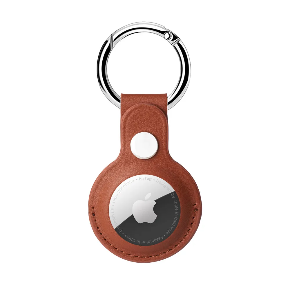 2020 new For AirTags Cover  Leather Protection Anti-Lost Protective Case For Apple Locator Tracker Cover