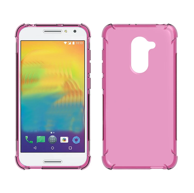 Shockproof Bumper Transparent Silicone Phone Case For Alcatel OT-A3 OT-A5 5046X Clear protection Back Cover |