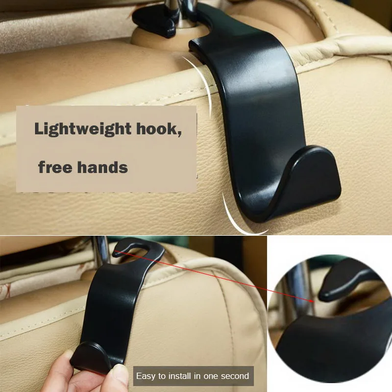 Автомобильный Органайзер крючки спинки сиденья автомобиля скрытый подголовник