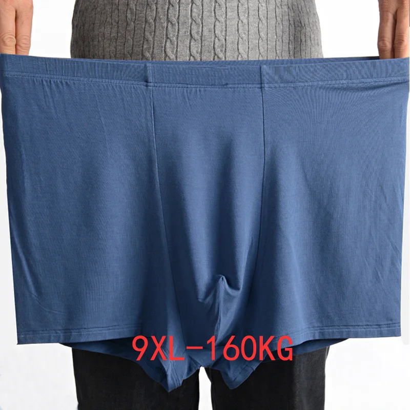 

4pcs/lot Male Panties Modal Plus 8xl 9xl Men's Underwear Boxers Breathable Man Boxer Solid Underpants Comfortable Brand Shorts