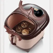 Автоматическая ванна для ног, электрическая массажная ванна для ног с подогревом и постоянной температурой, домашний глубокий массаж ног