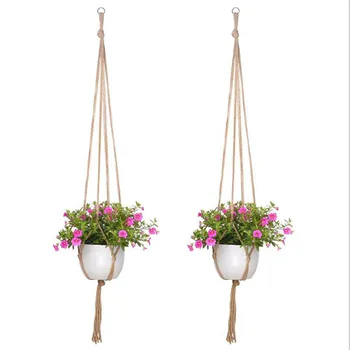 

Hot Sales Handmade Macrame Plant Pot Tray Plant Pot Hanger P Macrame Plant Hanger Plant Hanging For Garden Plant Tray Wall Decor