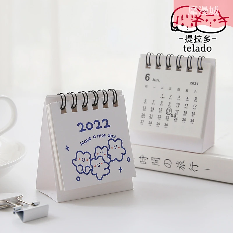 22ミニデスクカレンダーカワイイオフィス365韓国装飾オーナメント印刷製品学用品 カレンダー Aliexpress