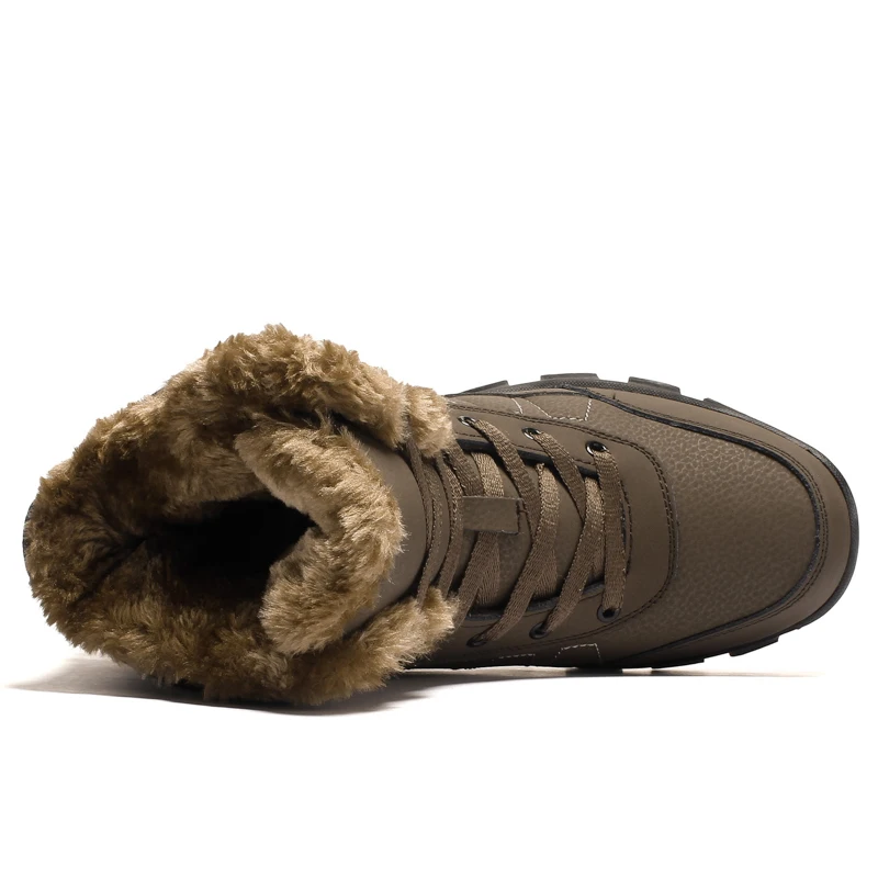 Valstone/зимние мужские ботинки; водонепроницаемые зимние ботинки; мужские теплые плюшевые кроссовки; рабочие ботинки; зимняя обувь из плюша; нескользящая резиновая подошва